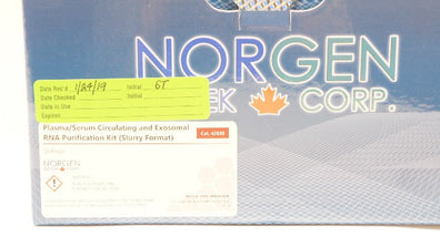 Norgen 42800 Plasma/Serum Circulating & Exosomal RNA Purification Kit -Box of 50